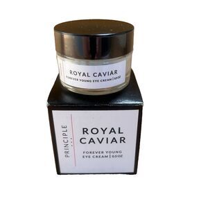 PRINCIPLE Royal Caviar Forever Young Eye Cream Natural Ingredients 0.5 oz New